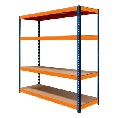 (4) Warehouse Racking S-Rax Shelving Heavy Duty Garage