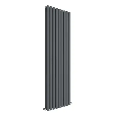 Vertical Double Panel Radiator - 1800mm x 528mm - BTU - Anthracite- Balterley