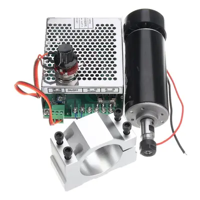 Chuck CNC 500W Spindle Motor with 52mm Clamps and Power Supply Speed Governor