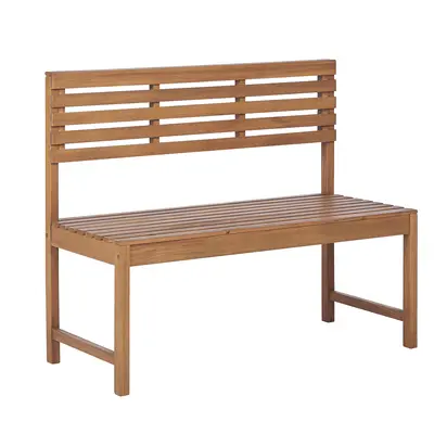 Garden Bench TREIA cm Acacia Wood Brown