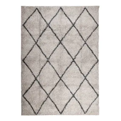 (beige and anthracite, x cm) vidaXL Shaggy Rug Floor Mat Fluffy Rug Area Rug PAMPLONA High Pile 