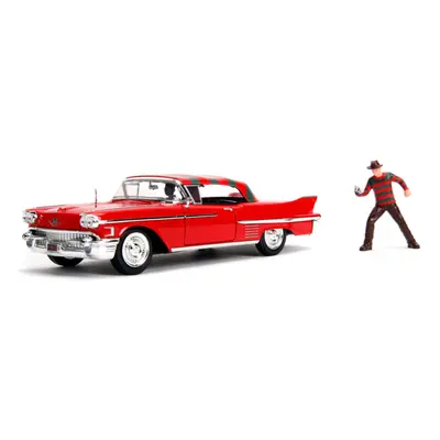 Cadillac Series (1958) Diecast Model Car with Freddy Krueger...