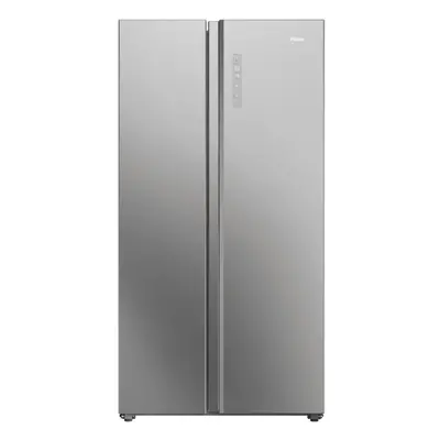 Haier HSW79F18ANMM side-by-side refrigerator Freestanding L A Silver