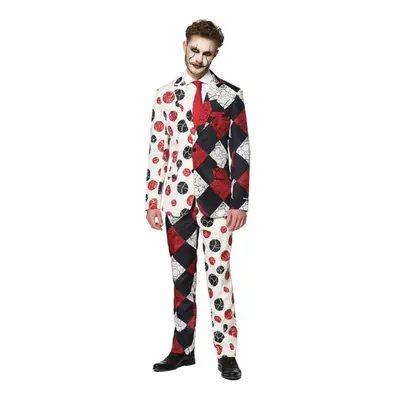 (M (EU 50)) Men's Vintage Mr. Clown Costume Suitmeister