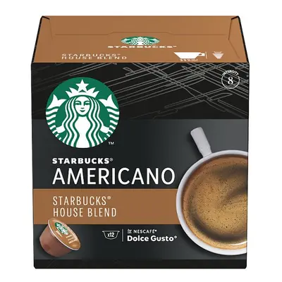 Starbucks by NescafÃ© Dolce Gusto House Blend Medium Roast Coffee Pods Pods Per Box (Case of 3)