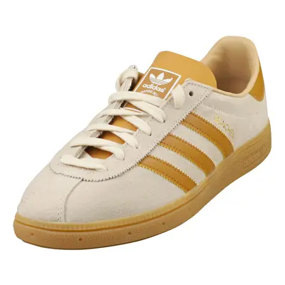 adidas Munchen Mens Casual Trainers in Cream White Mesa Gum - 11.5 UK