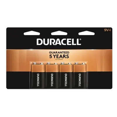 Alkaline Batteries, 9-Volt, 4-Pk. -MN16B4DW