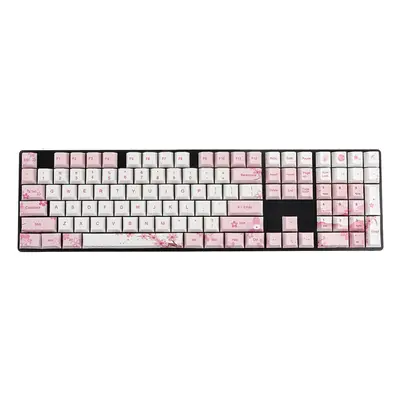 125 Keys Makino Cherry Keycap Set Cherry Profile PBT Five-sided Sublimation Keycaps for Mechanic