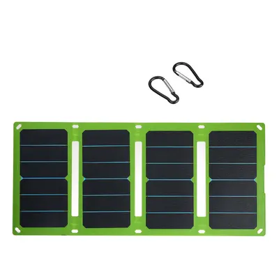 (50W) 38W/50W 5V/12V Foldable Solar Panel Charger ETFE Handbag Solar Power Bank Emergency Power 