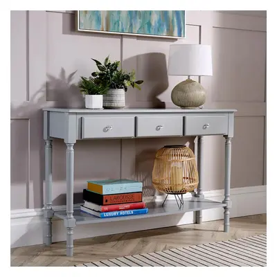 Stylish Painted Wooden Drawer Hallway Console Table Side Desk