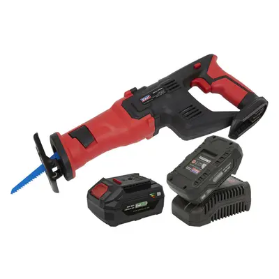 20 V Cordless Reciprocating Saw Kit - Batteries - Battery Charger - Canvas Bag