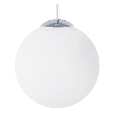 Pendant Lamp BARROW Glass White