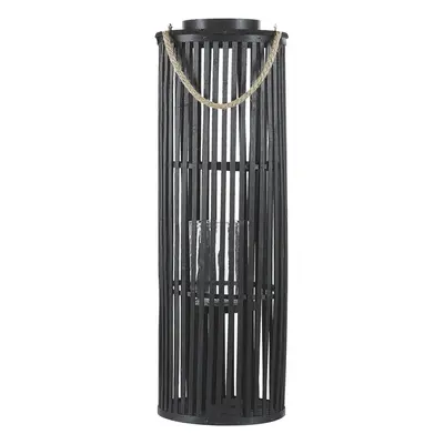 Lantern LUZON Wood cm Black