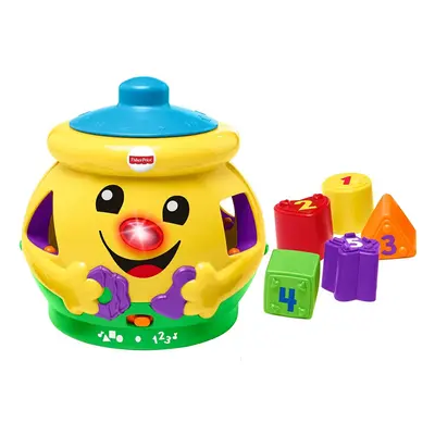 Fisher-Price H8179 Cookie Shape Surprise, Laugh and Learn Shape Sorter Baby Learning Toy with Nu