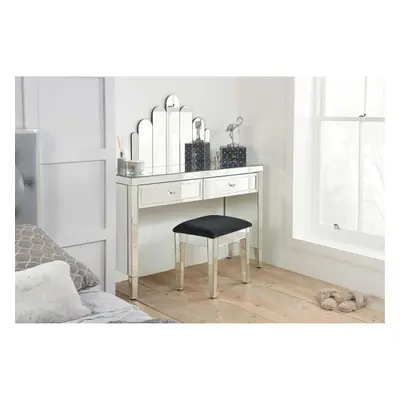 Mirrored Console Birlea Valencia Drawer Bevelled Mirror Dressing Table