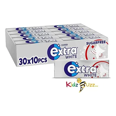 2 Full Packs of WRIGLEY'S EXTRA Chewing Gum (60 Single Packs) White