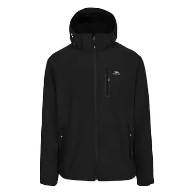 (XS, Black) Trespass Mens Accelerator II Waterproof Softshell Jacket