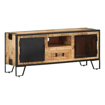 vidaXL Rough Mango Wood TV Cabinet Wooden Stereo Cabinet Lowboard Sideboard