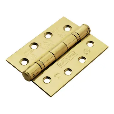 PAIR x x 3mm Ball Bearing Hinge Stainless Brass Interior Door