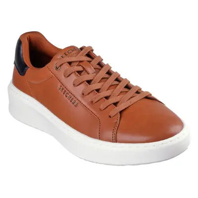 (7 UK, Cognac) Skechers Mens Court Break Suit Trainers