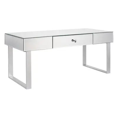 Coffee Table NESLE Mirrored Silver