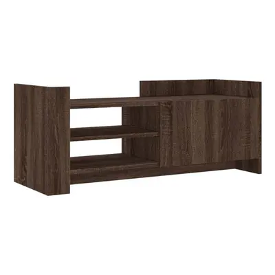 (brown oak, x x cm) vidaXL TV Cabinet TV Stand Media TV Unit Entertainment Centre Engineered Woo