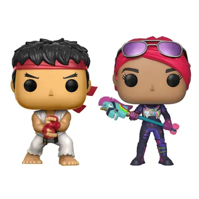 Funko Fortnite POP! Games Vinyl Figures 2-Pack Ryu & Brite Bomber - CM