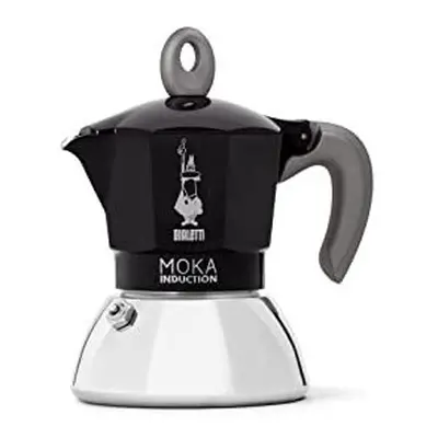 Bialetti New Moka Induction Induction Coffee Maker, Cups, milliliters, Aluminium, Black