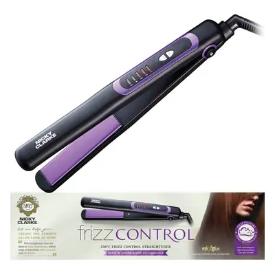 Nicky Clarke Frizz Control Women's Hair Straightener Smooth Ceramic Plates 230Â°C