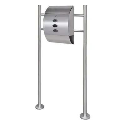 Mailbox on Stand Stainless Steel