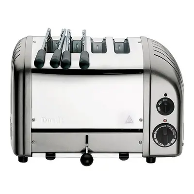 Dualit Combi 2+2 Toaster - Metallic Silver