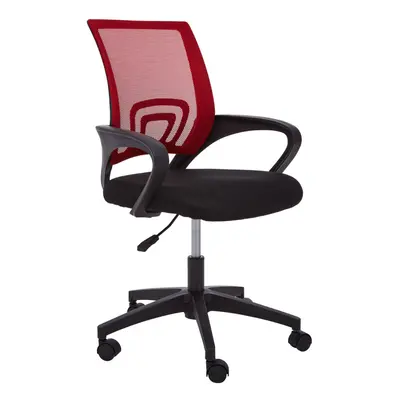 Premier Housewares Red Home Office Chair