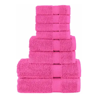 (pink) vidaXL Premium Towel Set Piece Absorbent Shower Towel Bath Towels gsm