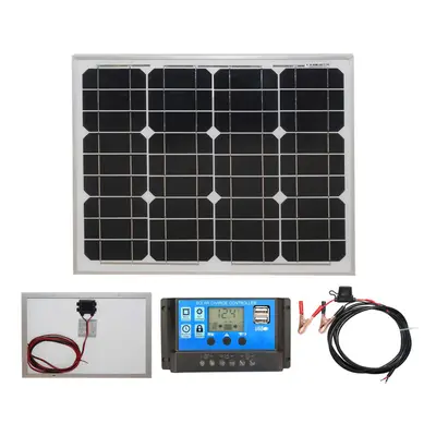 Mono 30W Solar Panel Kit