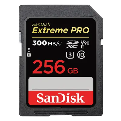 SanDisk Extreme PRO 300MBs UHS-II Class V90 SDXC Card 256GB