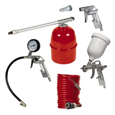 Einhell Metal Air Tool Accessory Set | Pc Compressor Air Tools With Quick Coupling - Airbrush Ki