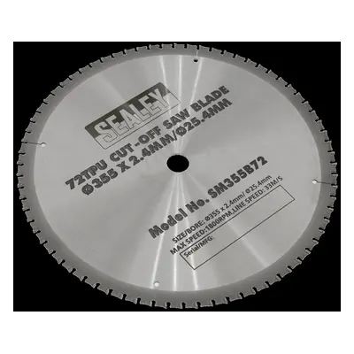 Cut-Off Saw Blade Ø355 x 2.4mm/Ø25.4mm 72tpu