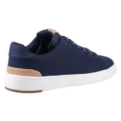 (Blue, (Adults')) TOMS TRVL Lite 2.0 Low 100% Cotton Men's Navy Trainers