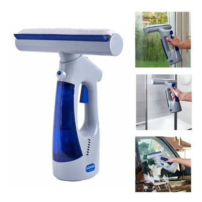 Addis 3-In-1 Rechargeable Window Vacuum With Integrated Spray & Microfibre Head