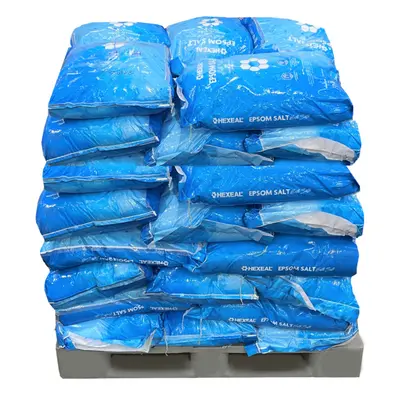 Hexeal Epsom Salt 1000kg â x 25kg Bags of Food Grade Magnesium Sulphate