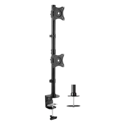 VIVO Dual Monitor Desk Mount Stand with Height Adjustment and VESA Plates