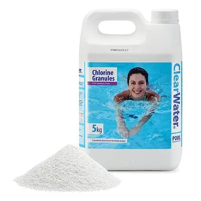 Kassma Clearwater CH0004 Chlorine Granules for Hot Tub Spa and Swimming Pool Water Treatment for