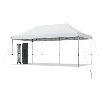 3 x M Folding Tent Canopy Adjustable Height Shelter with Wheel & Bag