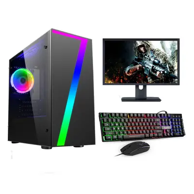 FCS Gaming PC Computer Bundle Intel Quad Core i5 16GB 1TB 2GB GT730 Win10