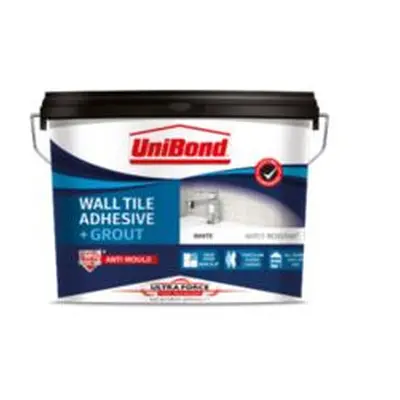 UniBond - Ultraforce Wall Tile Adhesive & Grout - 12.8kg White