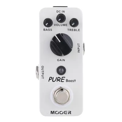 Pure Boost Micro Guitar Effect Pedal Mini Electric True Bypass Metal Shell Parts & Accessories