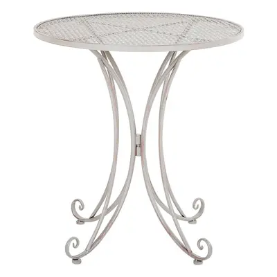 Garden Table Metal Grey CILENTO