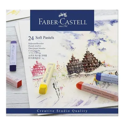 Faber-Castell Goldfaber Studio Soft Pastel Chalks Pack of Assorted Colours