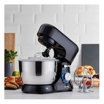 Food Baking Stand Mixer 4.5L Speeds 1000W Black Cooks Professional