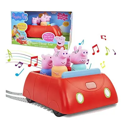 Peppa Pig's Clever Car Interactive Pre-School Toy with Lights and Sounds | Motorised Vehicle wit